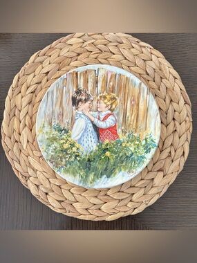 Wedgwood Mary Vickers "Be My Friend" Vintage Plate 1981